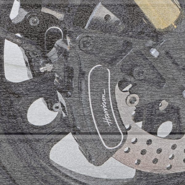 Billet Slim 4 piston rear caliper Black (DE)