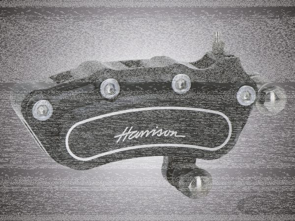 Billet Slim L/H 6 piston fr 84-99 black (DE)