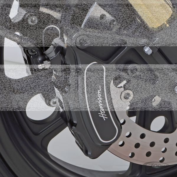 Slimline 6 frnt calipers 13" 00-up Chrom (DE)