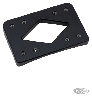 Rear fender licenseframe mount thin blk (DE)