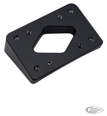 Rear fender licenseframe mount thick blk (DE)