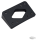 Rear fender licenseframe mount thick blk (DE)