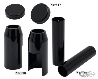 DMP Low. Fork Cover BLK FXD07-17 ST18-up (DE)