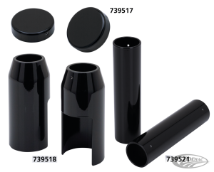 DMP Upper Fork Cover Black XL04-22 (DE)