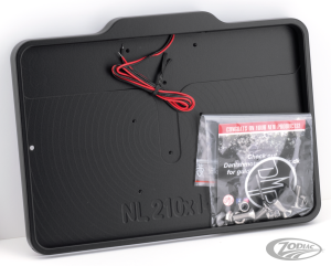 DMP License Frame NL Matt Black (DE)