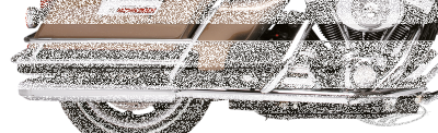 Kerker mufflers w/o end caps FLH/T10-16 (DE)