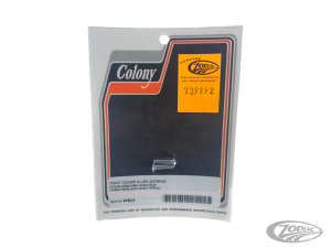 Chrome hex button head ign.cvr screws (DE)