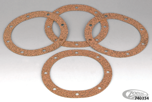 10pck Gasket derby cover 36-64 (cork) (DE)