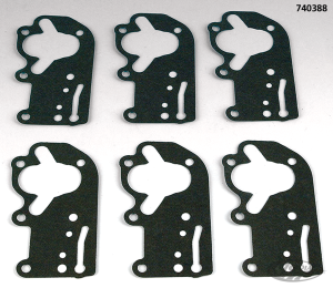 10pck Black paper pump body gasket 68-80 (DE)