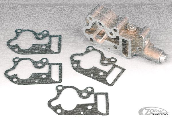 10pck Gasket oil pump cover Black paper (DE)