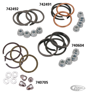 Exhaust Mount Kit, Graphite wired (DE)