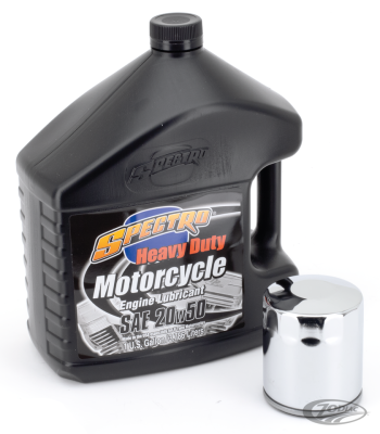Twin Cam engine oil service kit Chrome (DE)