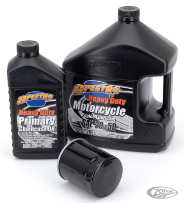 Evo Sportster oil service kit Black (DE)