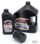 Evo Sportster oil service kit Black, Sportster ab 1984