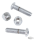FOOT PEG BOLT KIT, CHROME