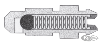 Speedbleeder 1/4-28 zinc plated (DE)