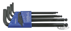 Eklind 9 Piece Metric Ball Hex L Key set