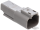 2 Pole grey pin housing (DE)