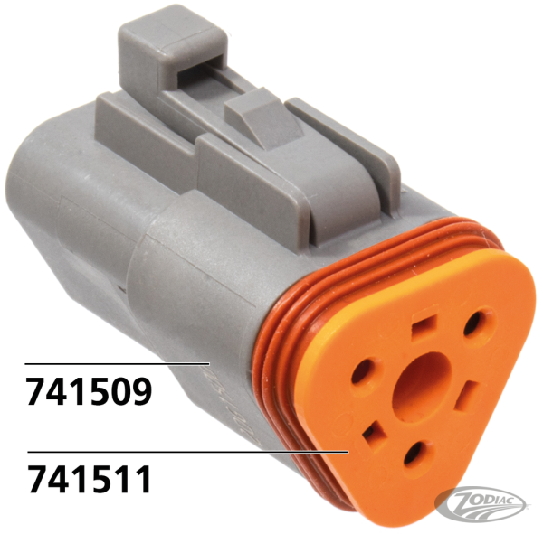 Wedge for 3 pole socket housing (DE)