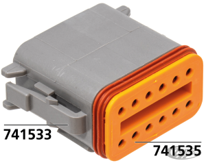 Wedge for 12 pole socket housing (DE)