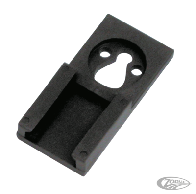 Black mounting bracket 2-3-4-6-12 pole r (DE)