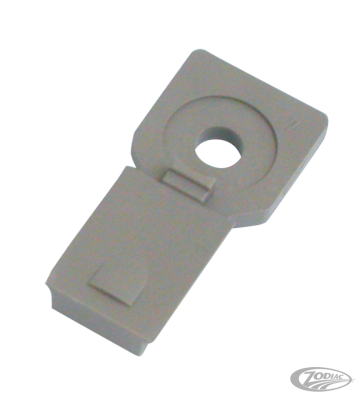 Grey mounting bracket for 8 pole recepta