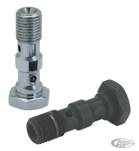 Black SS Double Banjo bolt M10x1.25 (DE)