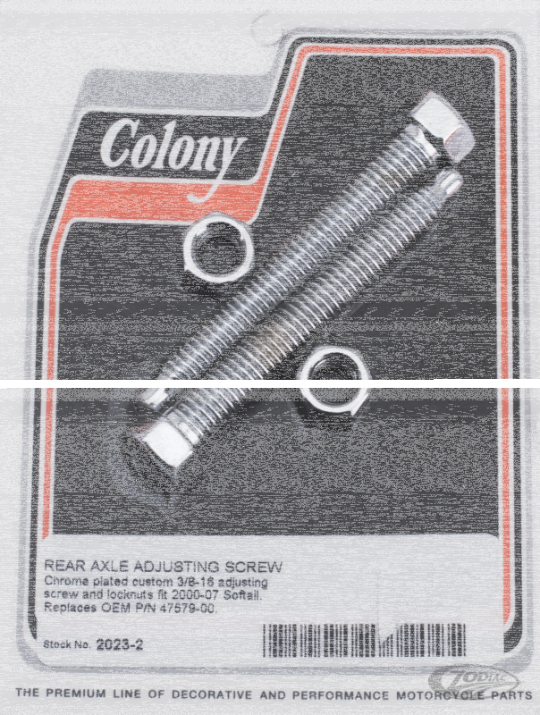 Rear Wheel adjusters F*ST99-07 (DE)