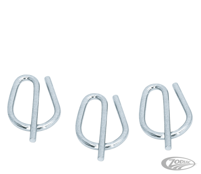 5pck Colony chrome rear axle spring clip (DE)