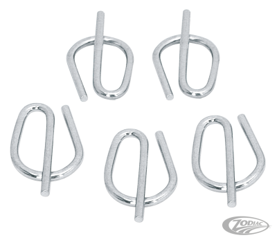 5pck Colony chrome rear axle spring clip (DE)