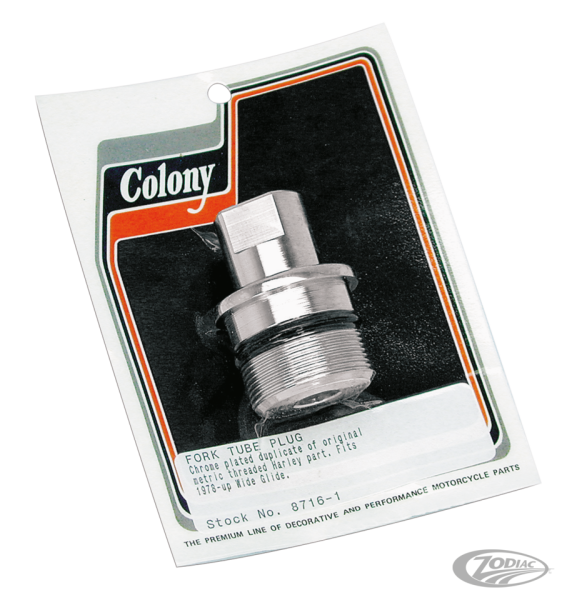 Fork Tube Plug Wideglide BT78-up, Each (DE)