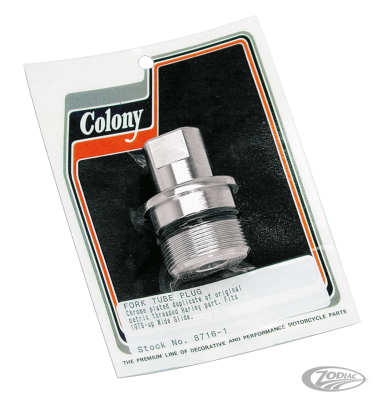 Fork Tube Plug Wideglide BT78-up, Each (DE)