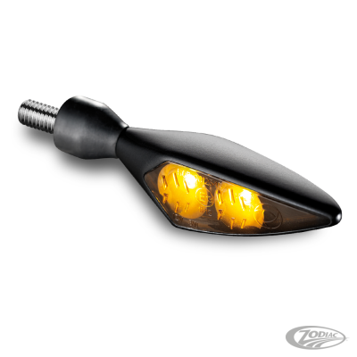 Kmann Micro Rhombus LED Dark FL/RR blk