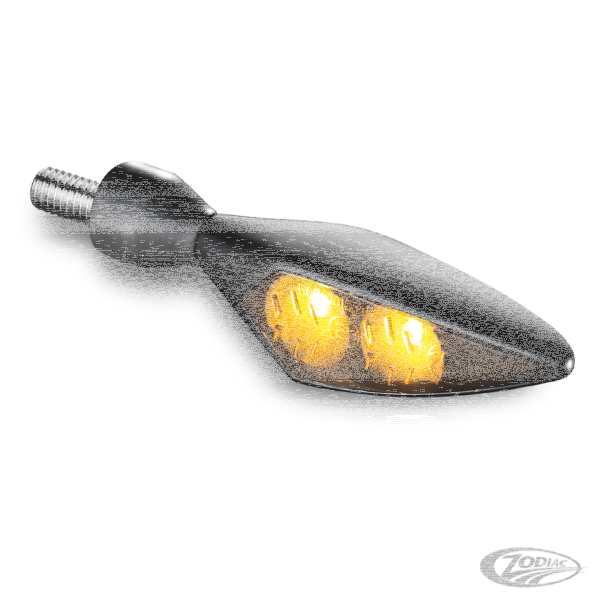 Kmann Micro Rhombus LED Dark FL/RR blk (DE)