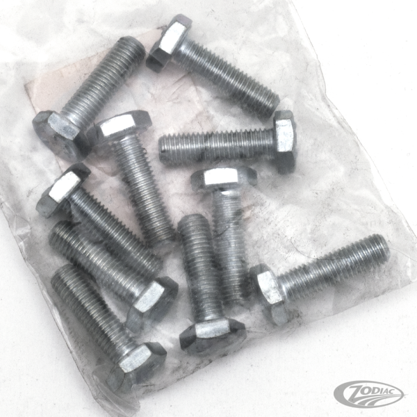 10pck hex bolt 1/4-28x7/8" UNF zinc (DE)