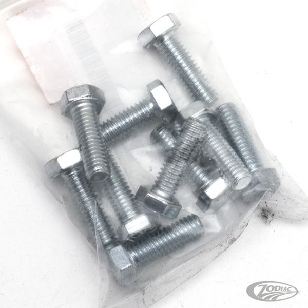 10pck hex bolt 5/16-18x1" UNC zinc (DE)