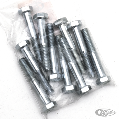10pck hex bolt 5/16-18x2" UNC zinc (DE)