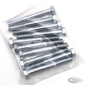 10pck hex bolt 5/16-18x2-3/4" UNC zinc