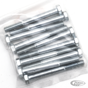 10pck hex bolt 5/16-18x3" UNC zinc