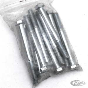 10pck hex bolt 5/16-24x3" UNF zinc