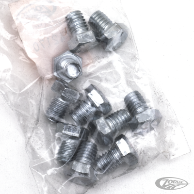 10pck hex bolt 3/8-16x1/2" UNC zinc (DE)