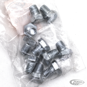 10pck hex bolt 3/8-16x1/2" UNC zinc (DE)