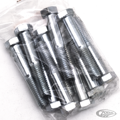10pck hex bolt 3/8-16x2-1/4" UNC zinc (DE)