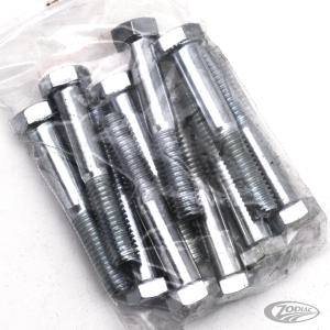 10pck hex bolt 3/8-16x2-1/4" UNC zinc