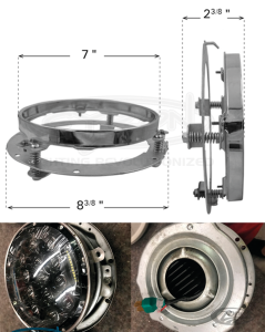 Cyron adj mount ring f/7" LED headlight