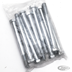 10pck hex bolt 3/8-24x4" UNF zinc