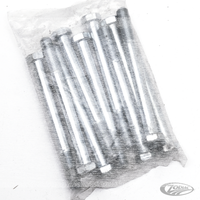 10pck hex bolt 3/8-24x4" UNF zinc (DE)