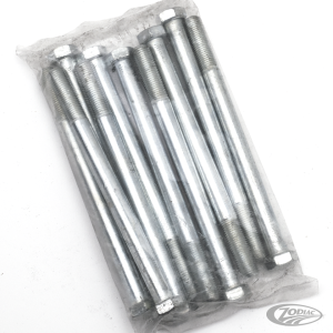 10pck hex bolt 3/8-24x5" UNF zinc