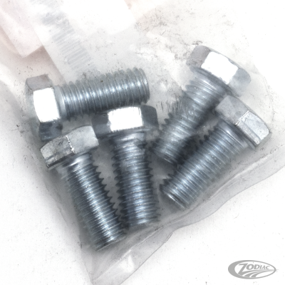 5pck hex bolt 7/16-14x1" UNC zinc (DE)