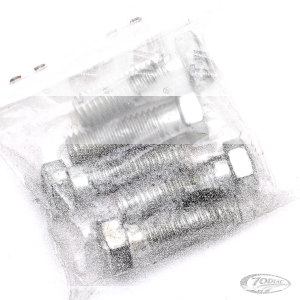 5pck hex bolt 7/16-14x1-3/8" UNC zinc (DE)